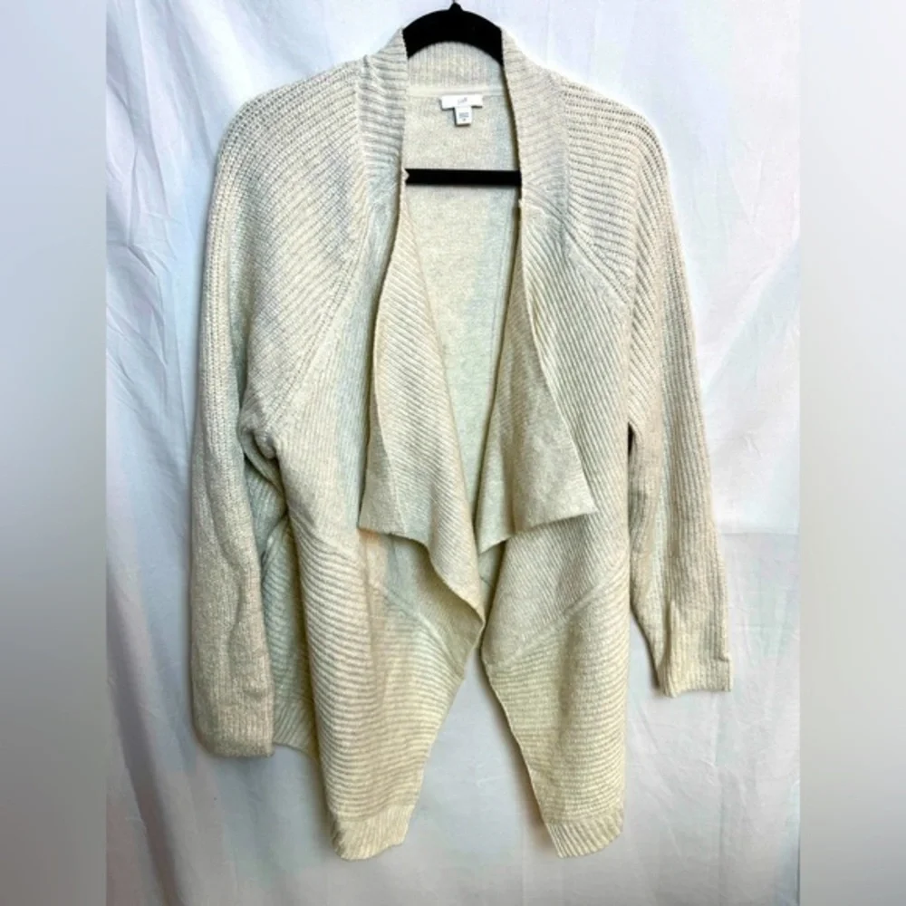 J. Jill Draped Front Textured Cadigan Size 2X